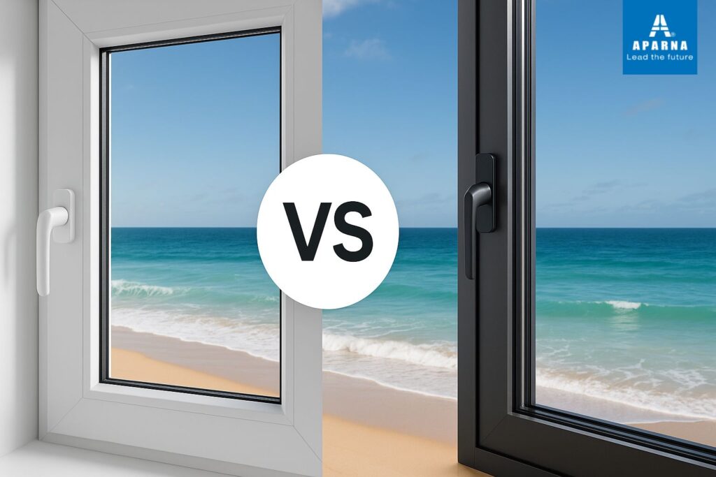 uPVC windows vs aluminium windows for coastal homes comparison.